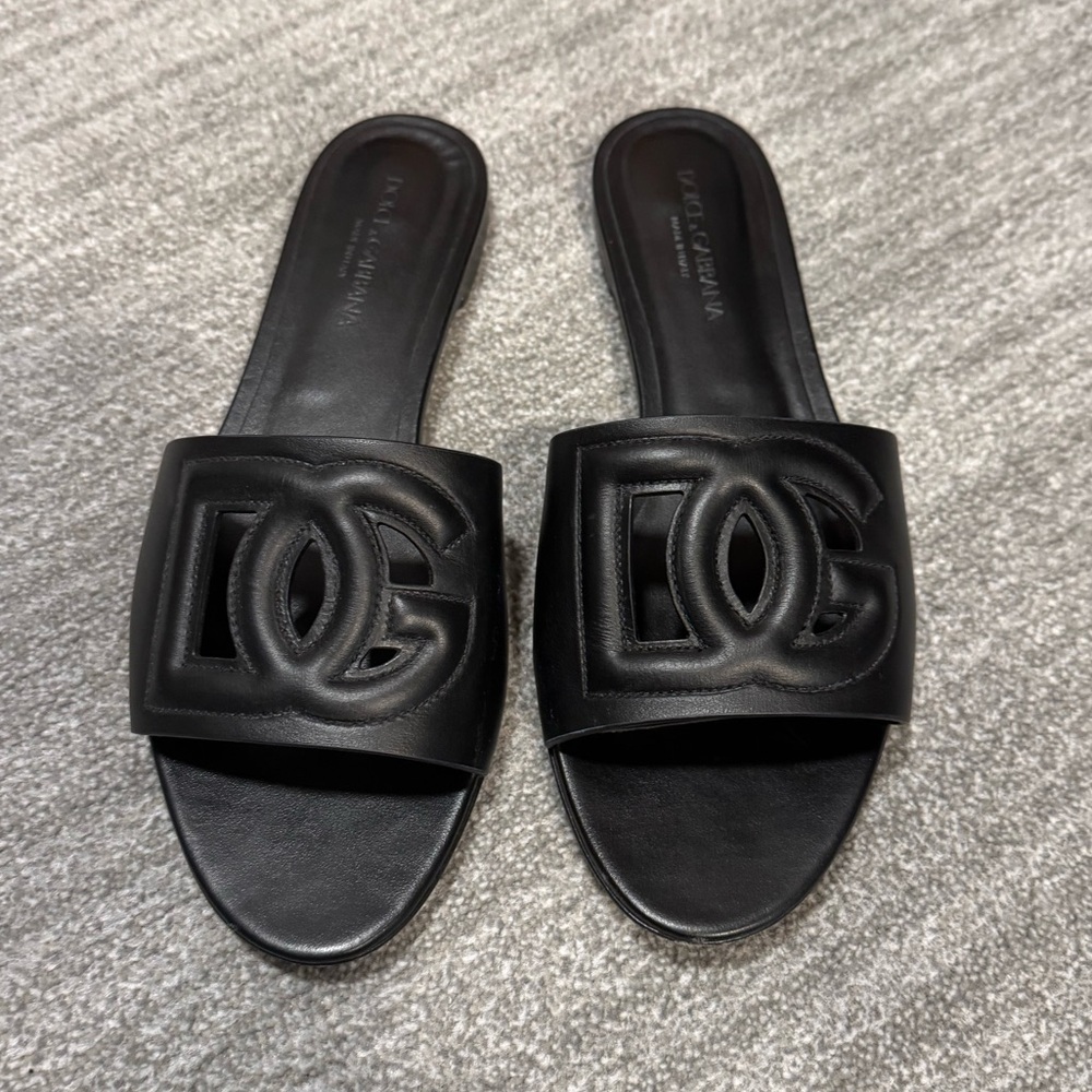 Dolce & Gabbana Calfskin Slides
